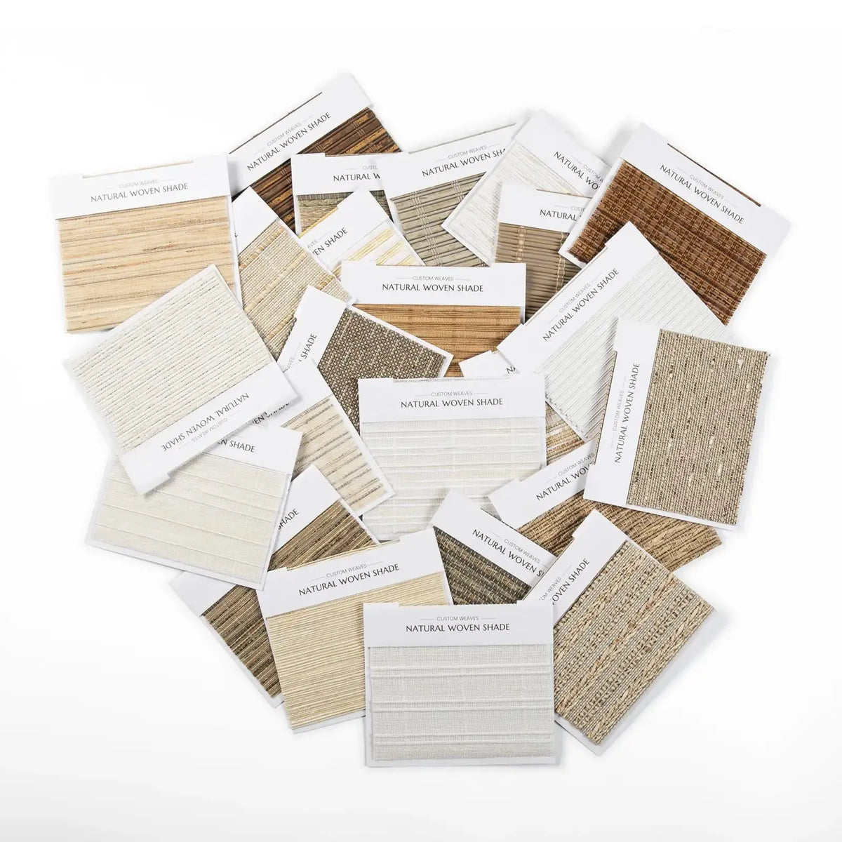 Rae Natural Woven Shade Swatches Kits- -TWOPAGES