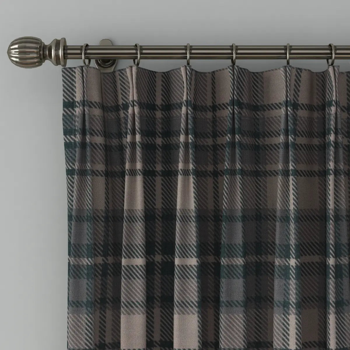 Sara Le x TWOPAGES Vintage Printed Linen Pleated Curtains