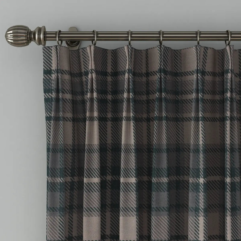 Sara Le x TWOPAGES Vintage Printed Linen Pleated Curtains