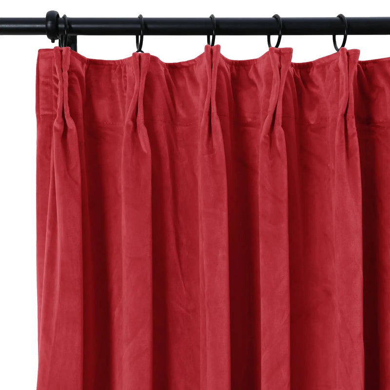 Birkin Velvet Pleated Curtains