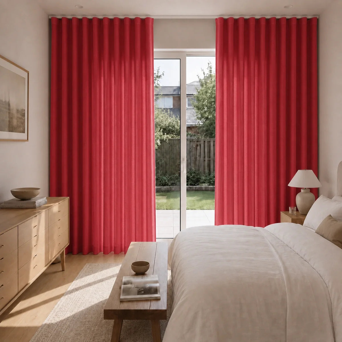 Birkin Velvet S-fold Curtains with Snap Tape - Lora Track