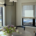 Lay Natural Ramie Bamboo Woven Blind - Rattan White