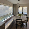 Lay Natural Ramie Bamboo Woven Blind - Rattan White