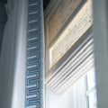 Lay Natural Ramie Bamboo Woven Blind - Rattan White
