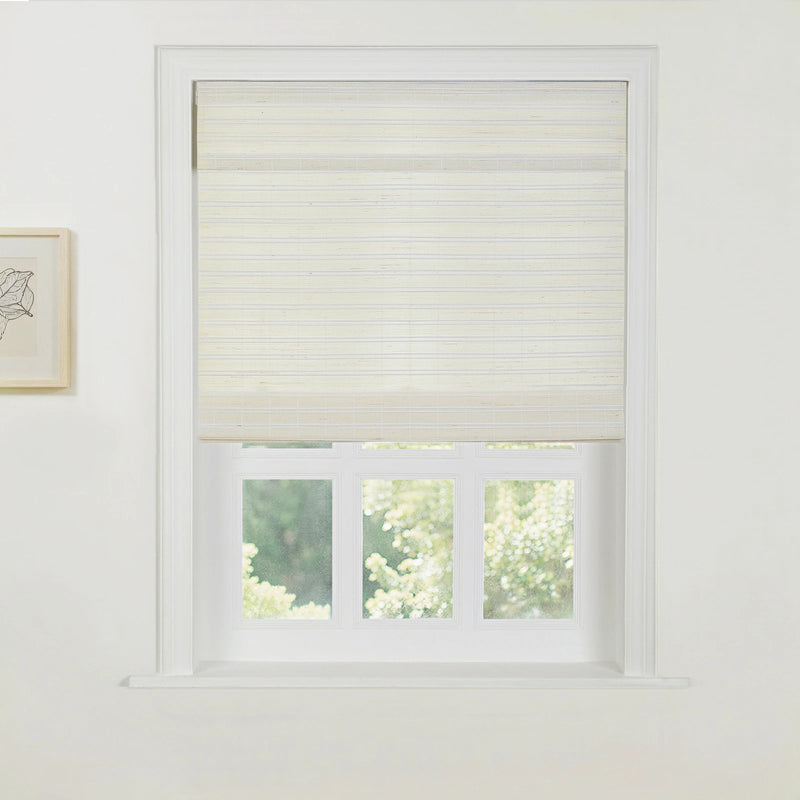 Rae Natural Ramie Jute Woven Wood Shades - Series W