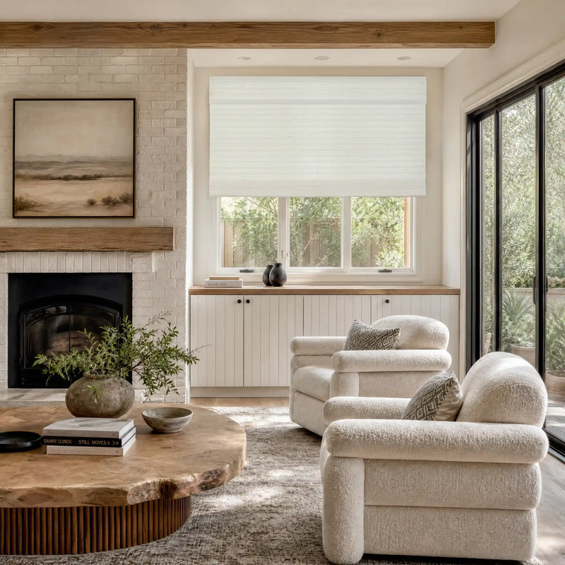Rae Natural Ramie Jute Woven Wood Shades - Series W