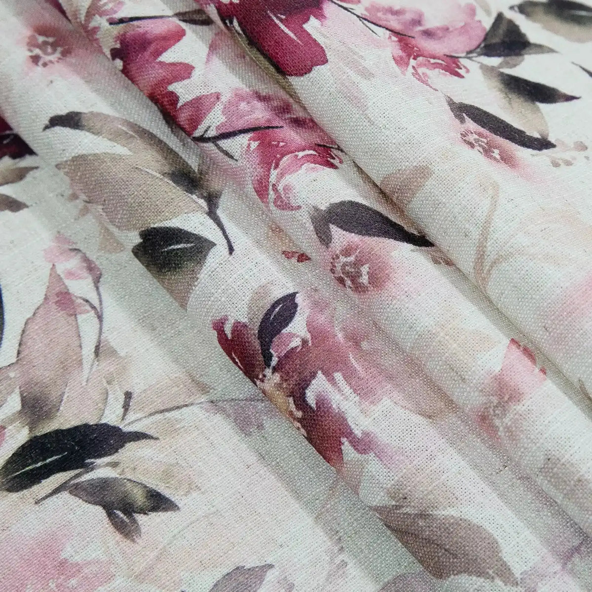 Holly Botanical Boho Pleated Curtains