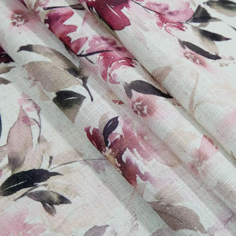 Holly Botanical Boho Pleated Curtains