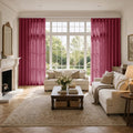Liz Linen S-fold Curtain with Belt Hook - Lora Track