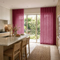 Liz Linen S-fold Curtain with Belt Hook - Lora Track