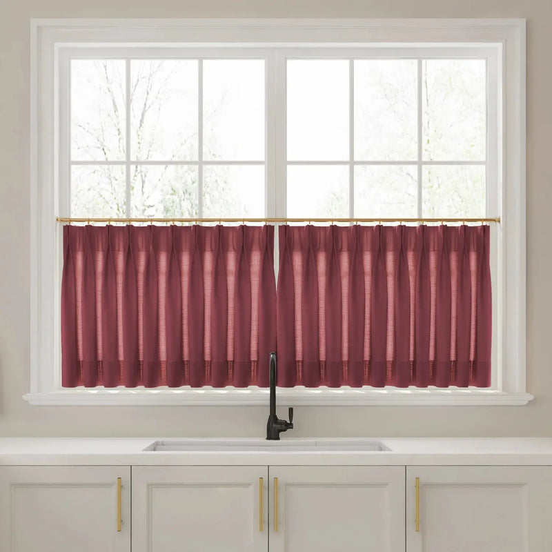 Liz Linen Cafe Curtains