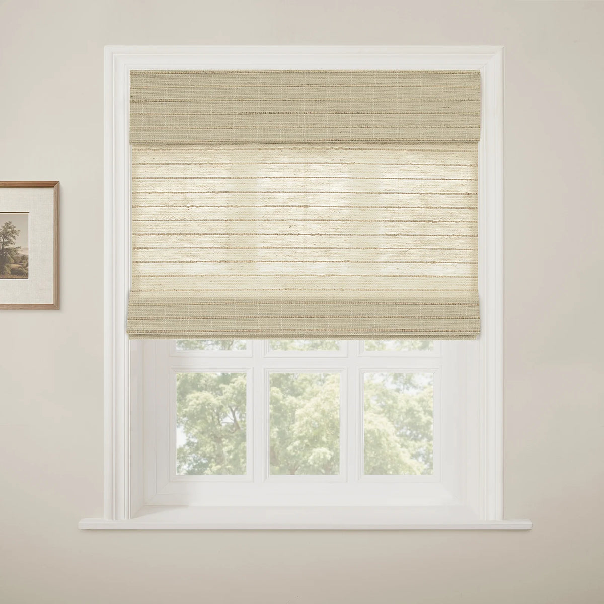 Rae Natural Ramie Jute Woven Wood Shades - Series W