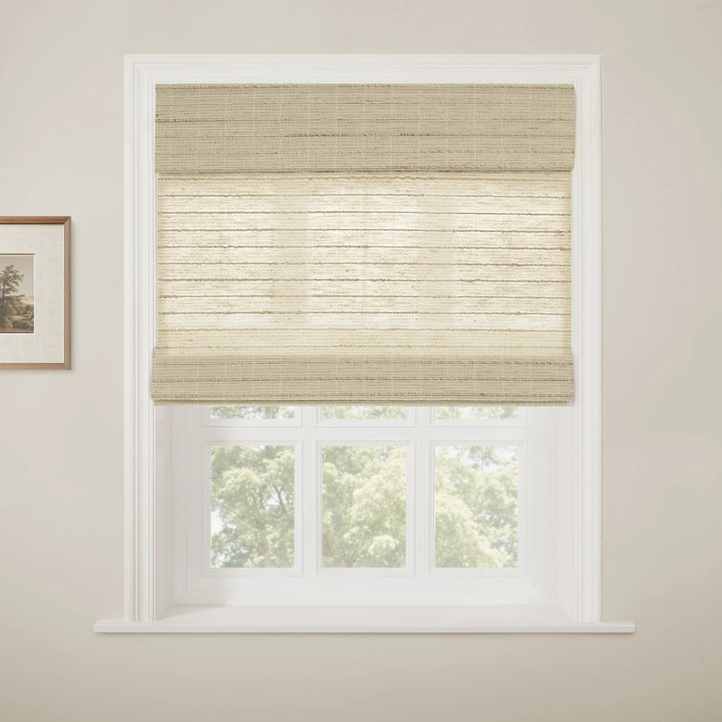 Rae Natural Ramie Jute Woven Wood Shades - Series W