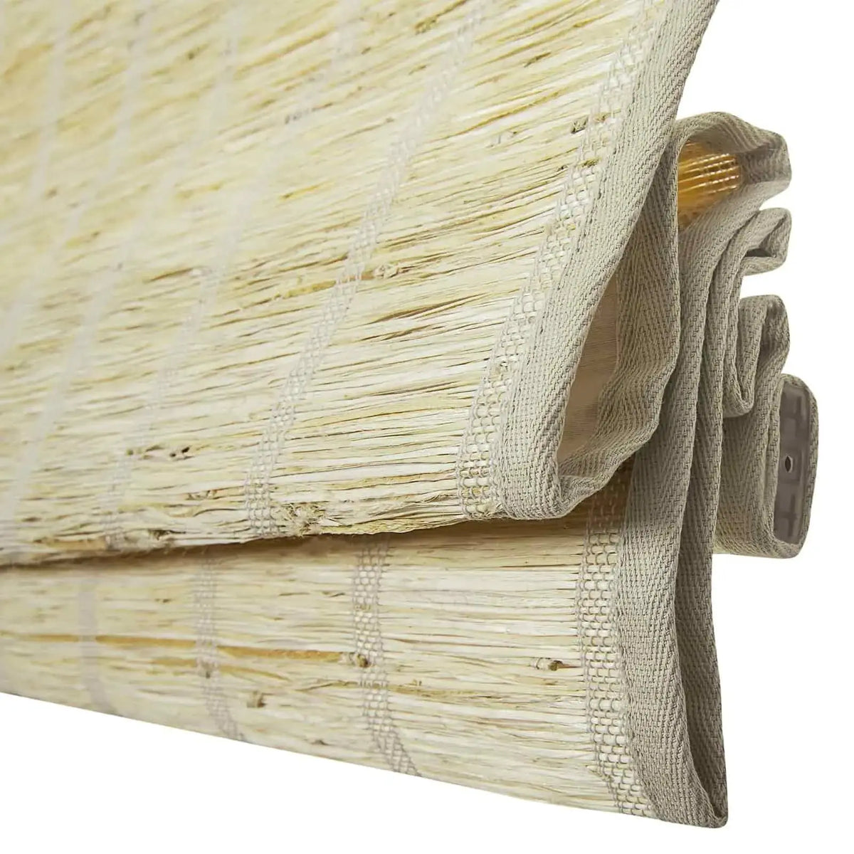 Rae Natural Ramie Jute Woven Wood Blinds - Series M