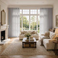 Liz Linen S-fold Curtain with Belt Hook - Lora Track