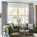 Liz Linen Pleated Curtains