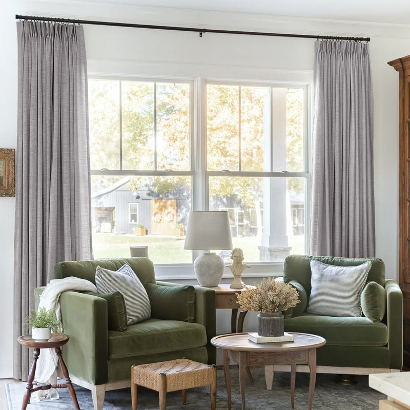 Liz Linen Pleated Curtains