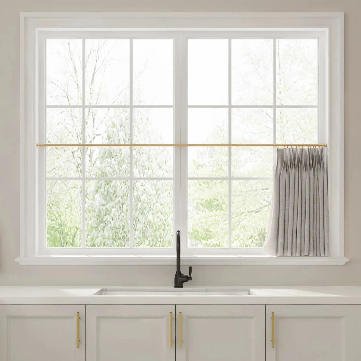 Liz Linen Cafe Curtains