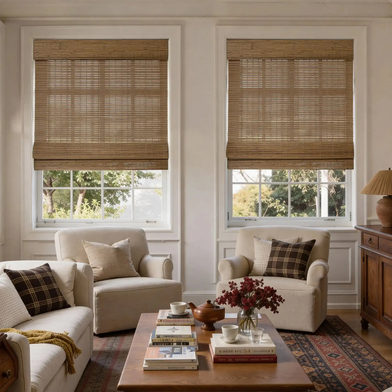 Rae Natural Pure Bamboo Woven Blinds - Series Z