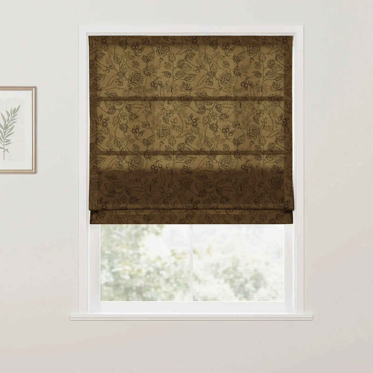 Sara Le x TWOPAGES Printed Linen Roman Blind Cord Lift