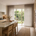 Liz Linen S-fold Curtain with Belt Hook - Lora Track