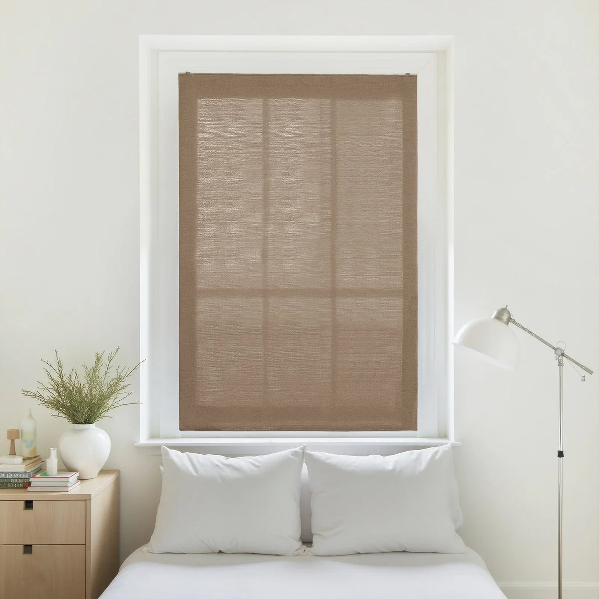 Liz Linen Relaxed Roman Blind Cord Lift