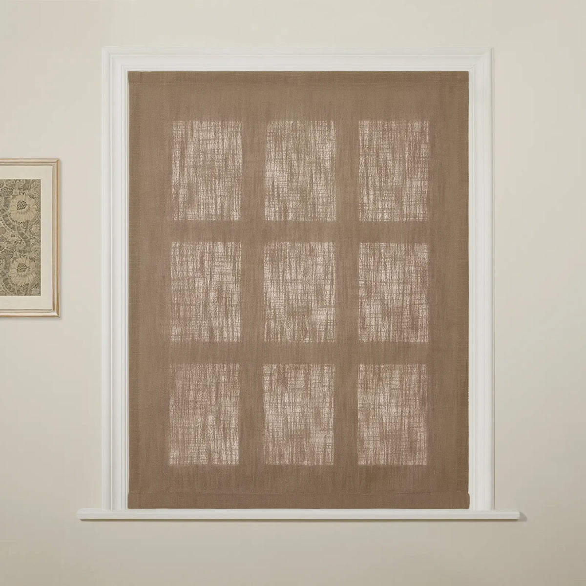 Liz Linen Flat Roman Blind Cord Lift