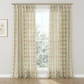 Sabrina Ramkhelawan x TWOPAGES Artisanal Canyon Grove Printed Cotton Pleated Curtains