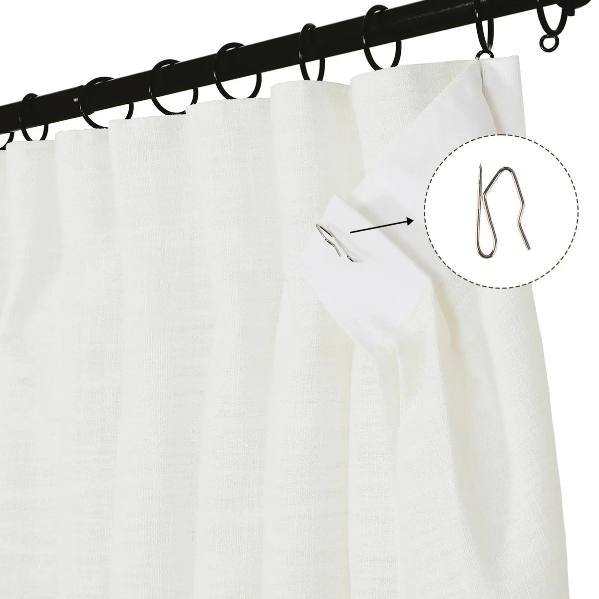 S-Shaped Metal Pin Hooks (Pack of 32)