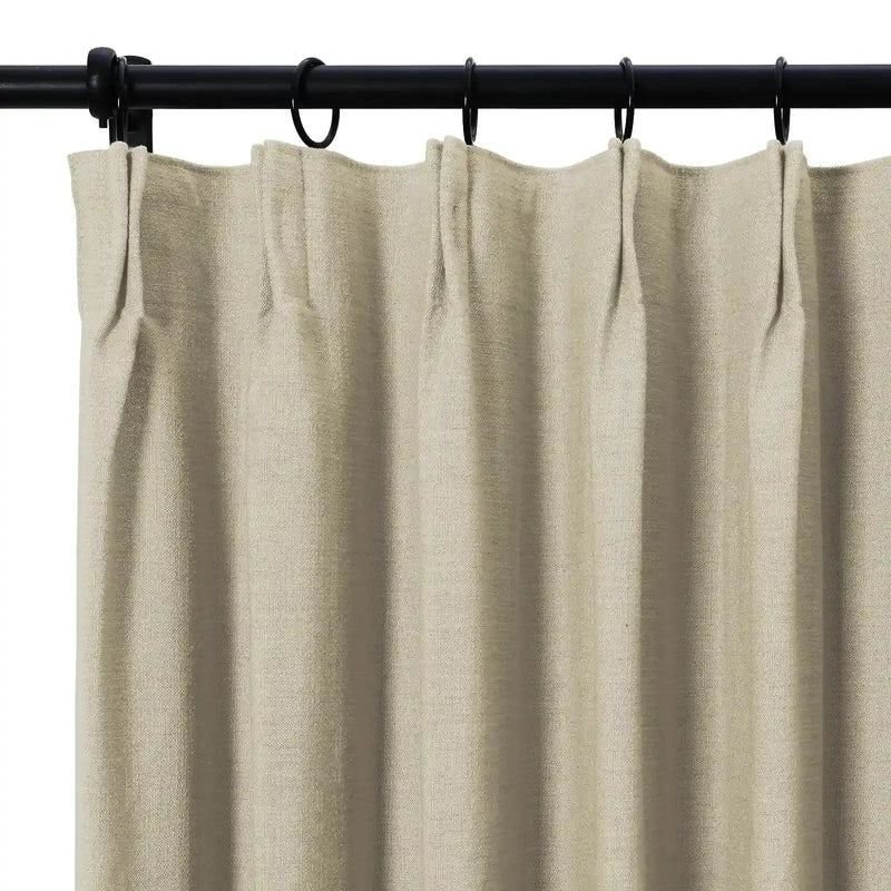 Isabella Heavyweight Cotton Pleated Curtains
