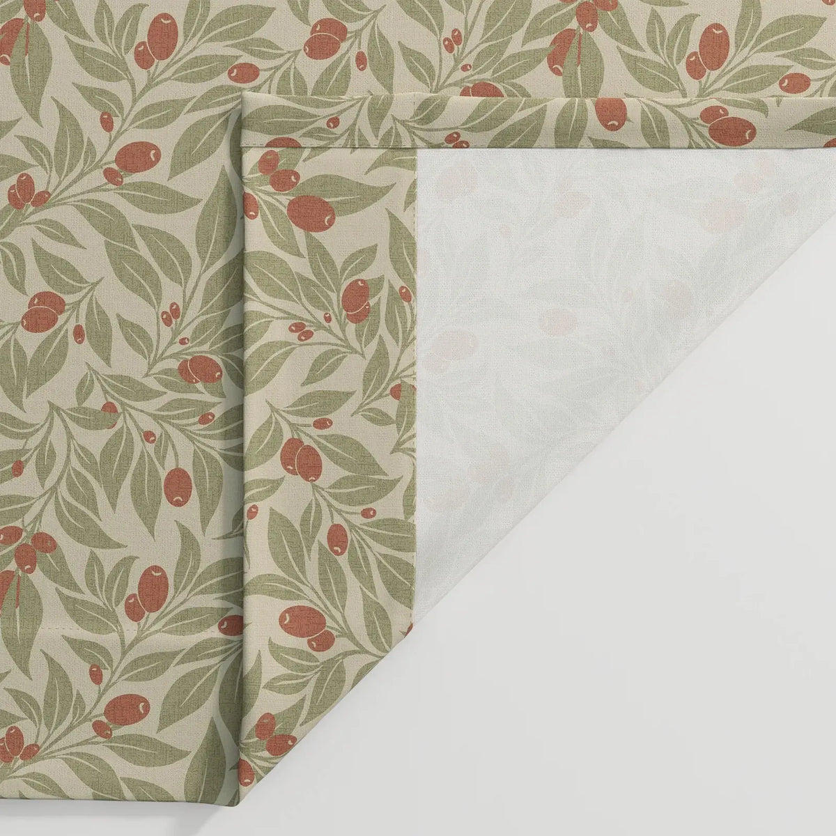 Sabrina Ramkhelawan x TWOPAGES Artisanal Canyon Grove Printed Cotton Pleated Curtains
