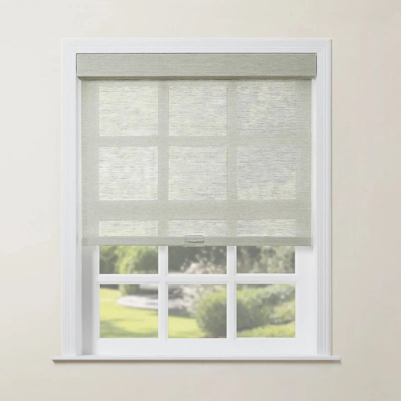 Rae Natural Jute Woven Wood Roller Blinds Cordless