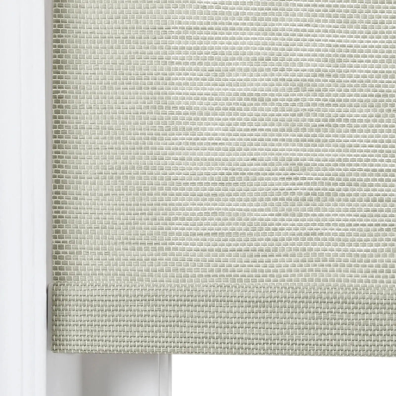 Rae Natural Jute Woven Wood Roller Blinds Cordless