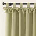 Jawara Textured Linen Cotton Tie Top Curtains