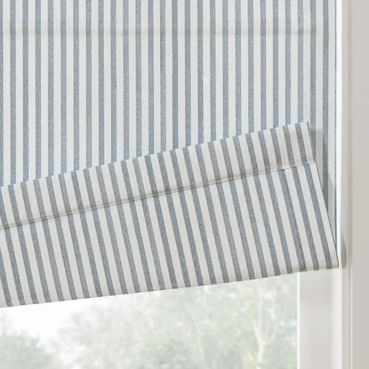 Britt Bengoechea x TWOPAGES Floral Print Linen Cotton Roman Blind Cordless