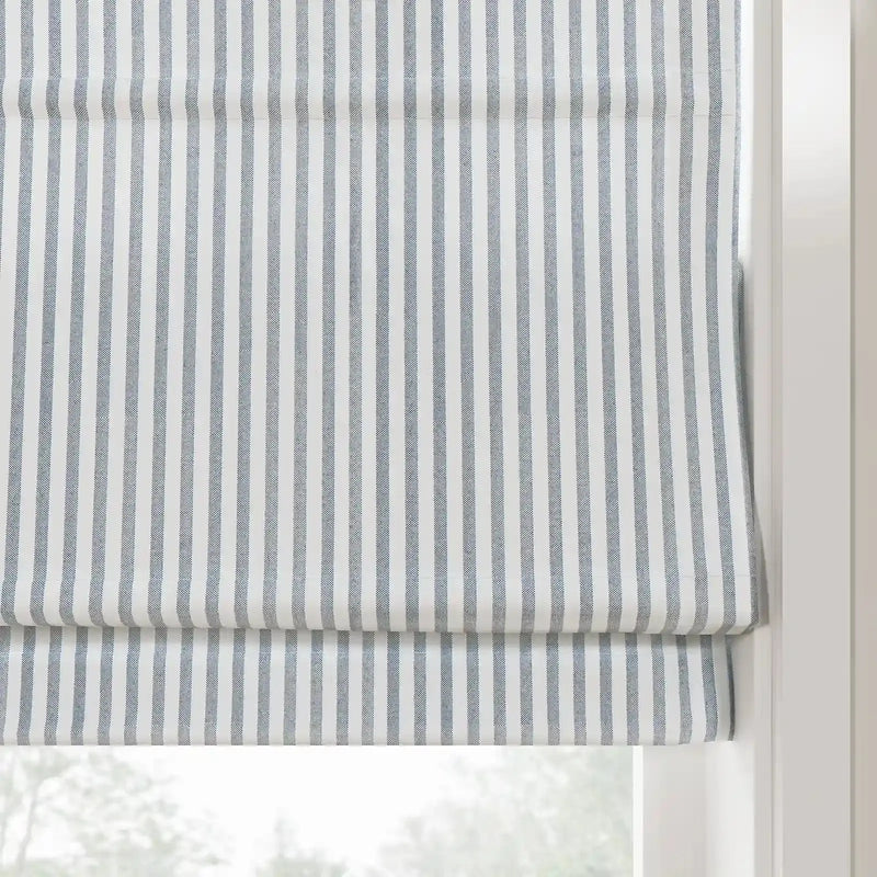 Britt Bengoechea x TWOPAGES Floral Print Linen Cotton Roman Blind Cordless