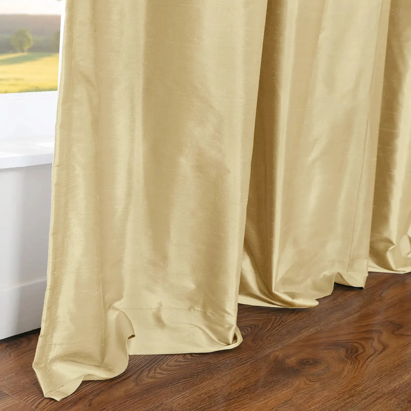 Selman Dupioni Silk Pleated Curtain