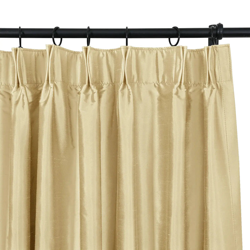 Selman Dupioni Silk Pleated Curtain