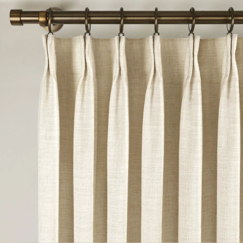 Liz Linen Pleated Curtains