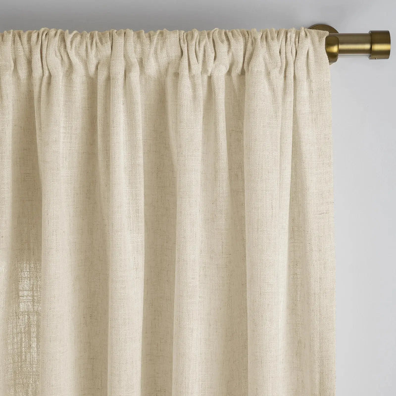 Liz Linen Soft Top Curtains
