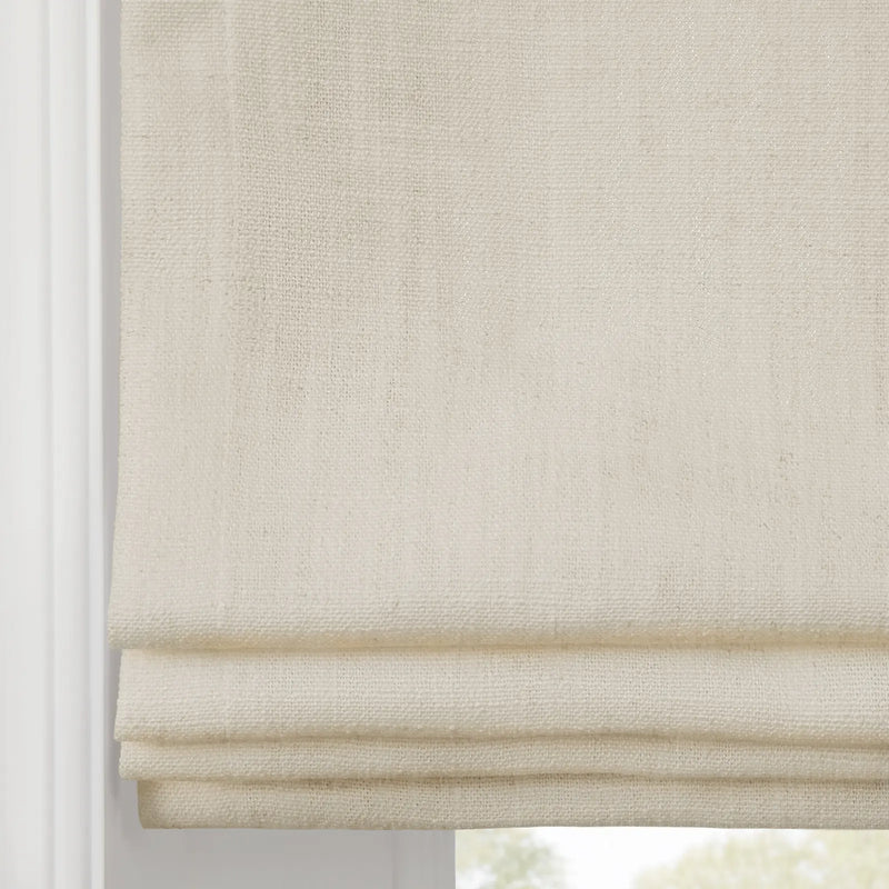 Liz Linen Flat Roman Blind Cord Lift
