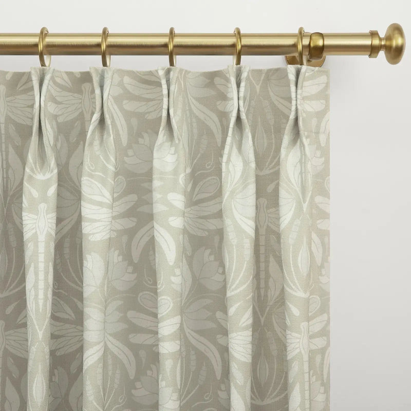 Kate Frost x TWOPAGES Woodland Patterned Cotton Pleated Curtains