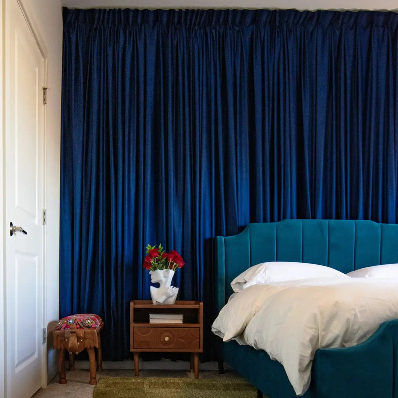 Birkin Velvet Pleated Curtains