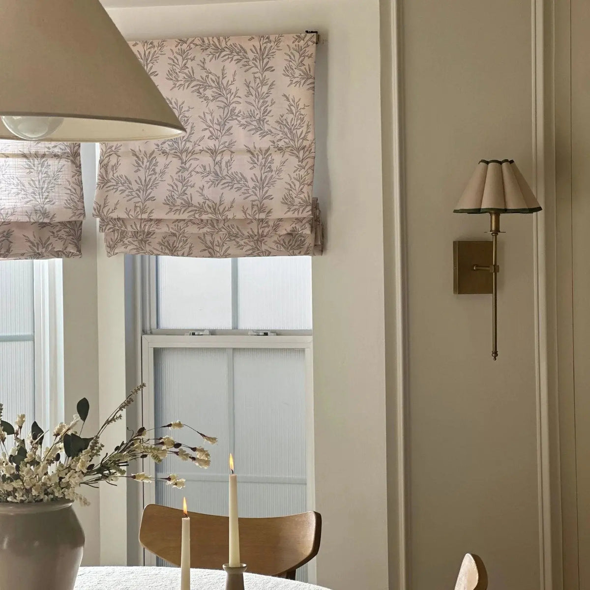Sara Le x TWOPAGES Printed Linen Roman Blind Cordless