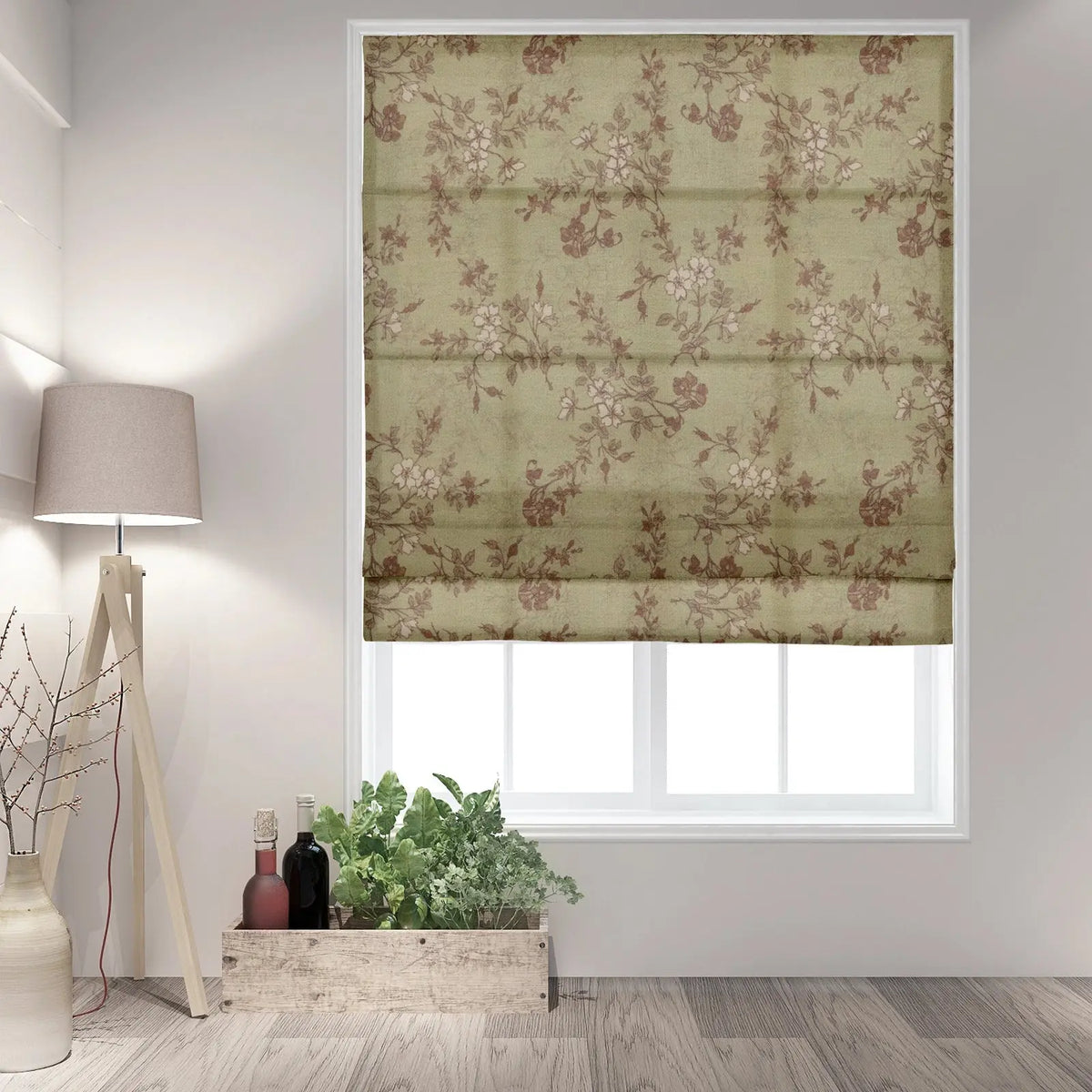 Sara Le x TWOPAGES Printed Linen Roman Blind Cordless