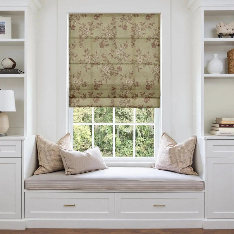 Sara Le x TWOPAGES Printed Linen Roman Blind Cordless