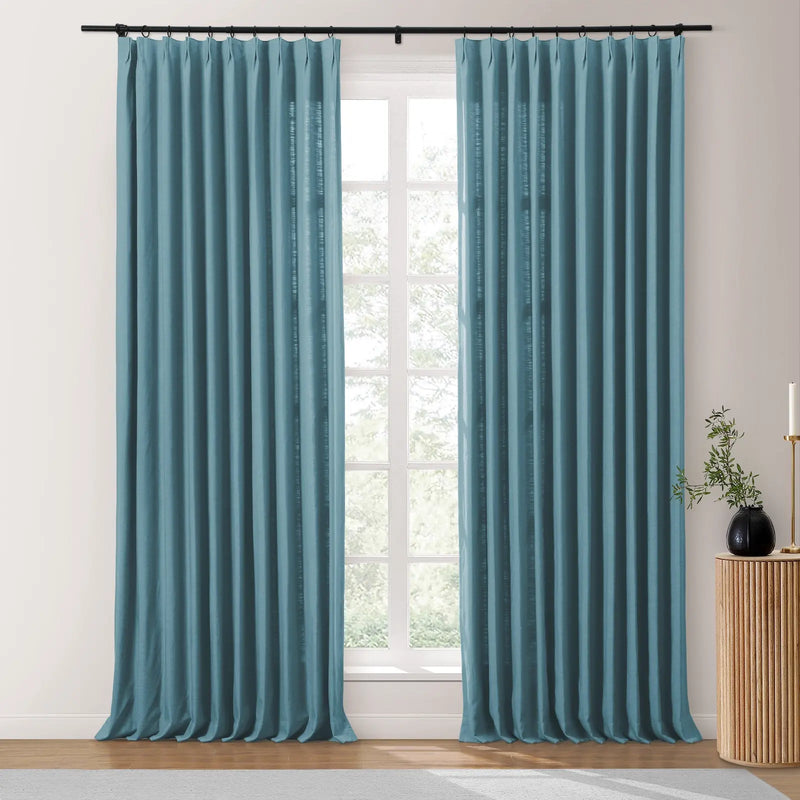 Isabella Heavyweight Cotton Pleated Curtains