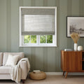 Rae Natural Ramie Flax Woven Wood Blinds - Series C