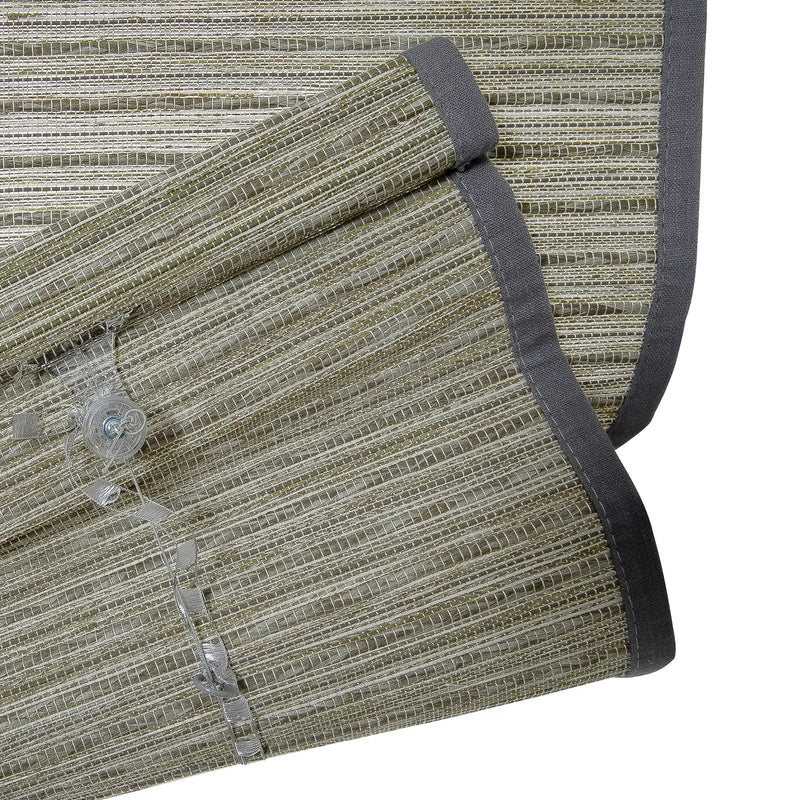 Rae Natural Ramie Flax Woven Wood Blinds - Series C