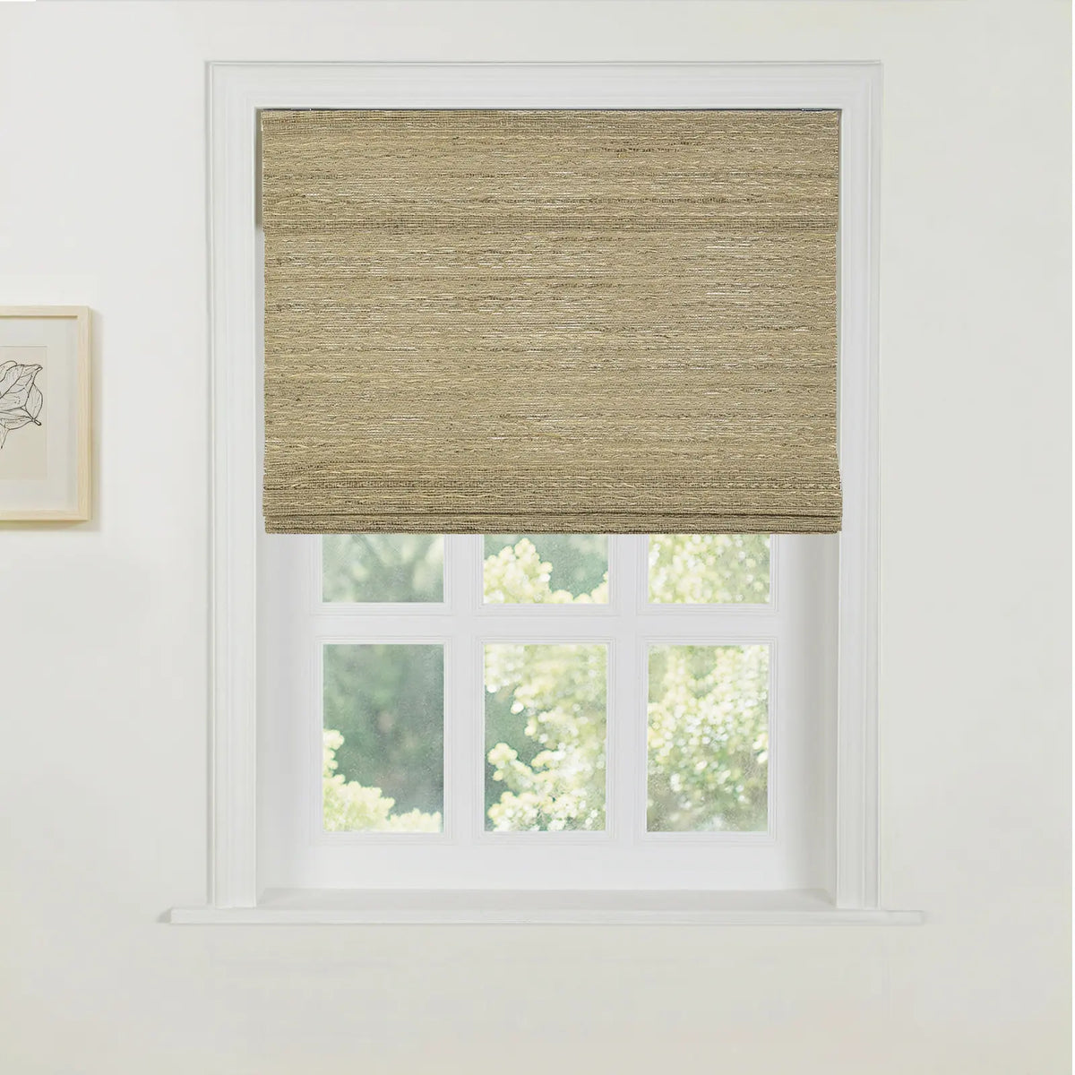 Rae Natural Ramie Jute Woven Wood Shades - Series W